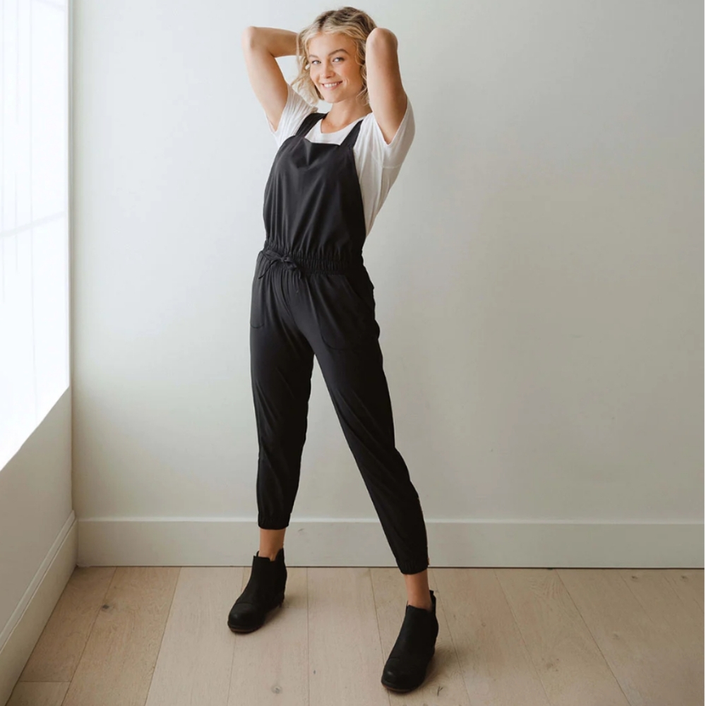 Classic Black Overalls